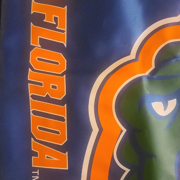 NCAA Florida Gators Logo Drawstring Bag | Blue/Orange | Gym Sack | Backsack - Picture 3 of 5